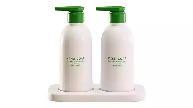 Bathroom Bottle Set 03