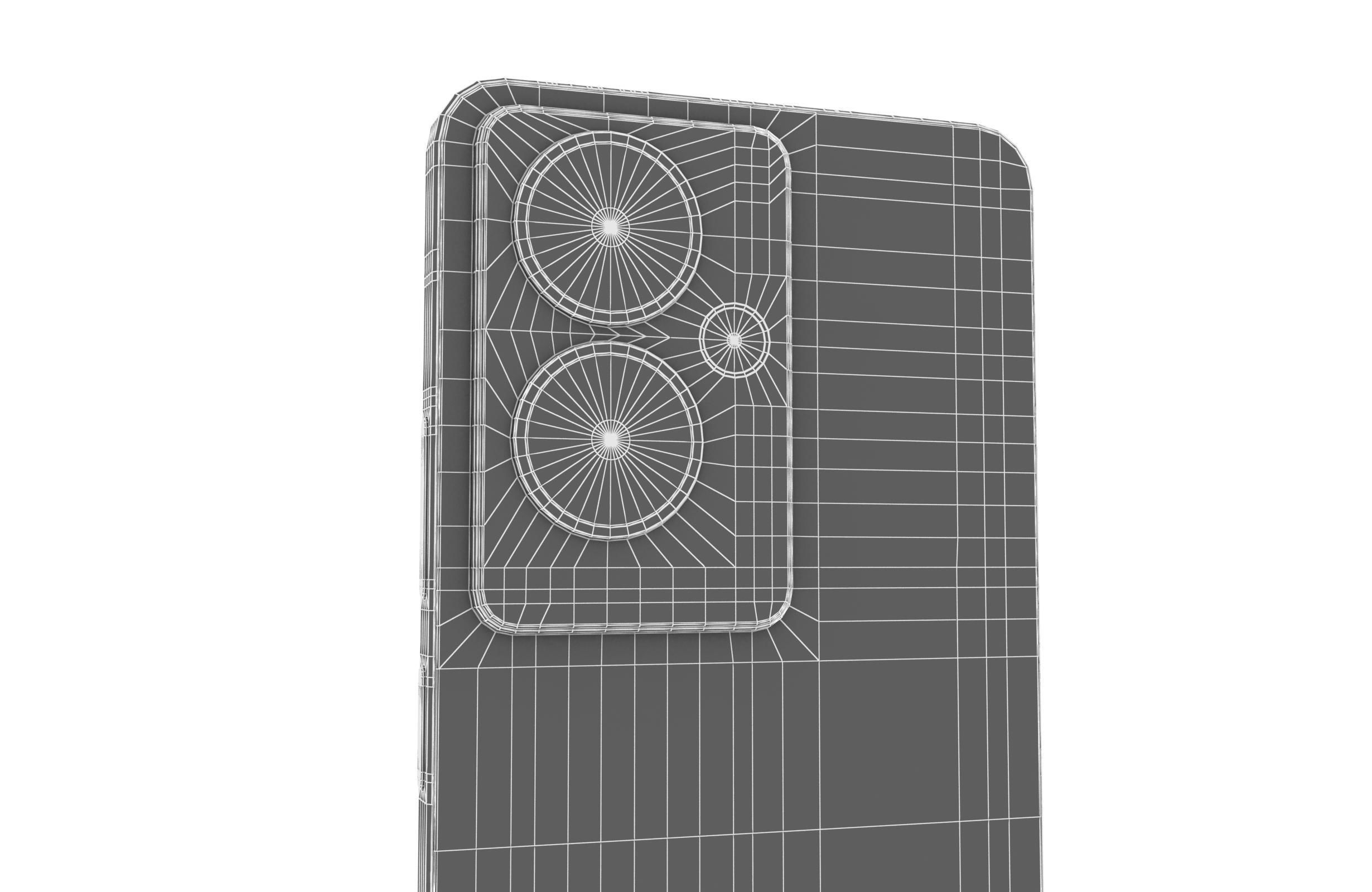 Oppo A79 Black And Green 3D model_38