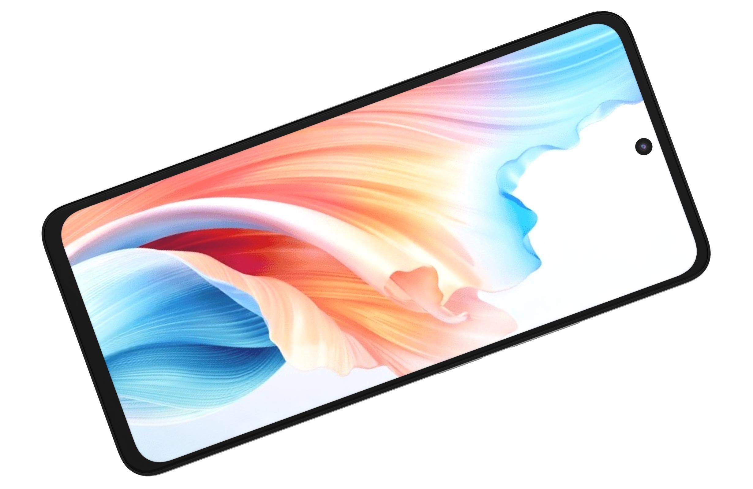 Oppo A79 Black And Green 3D model_5