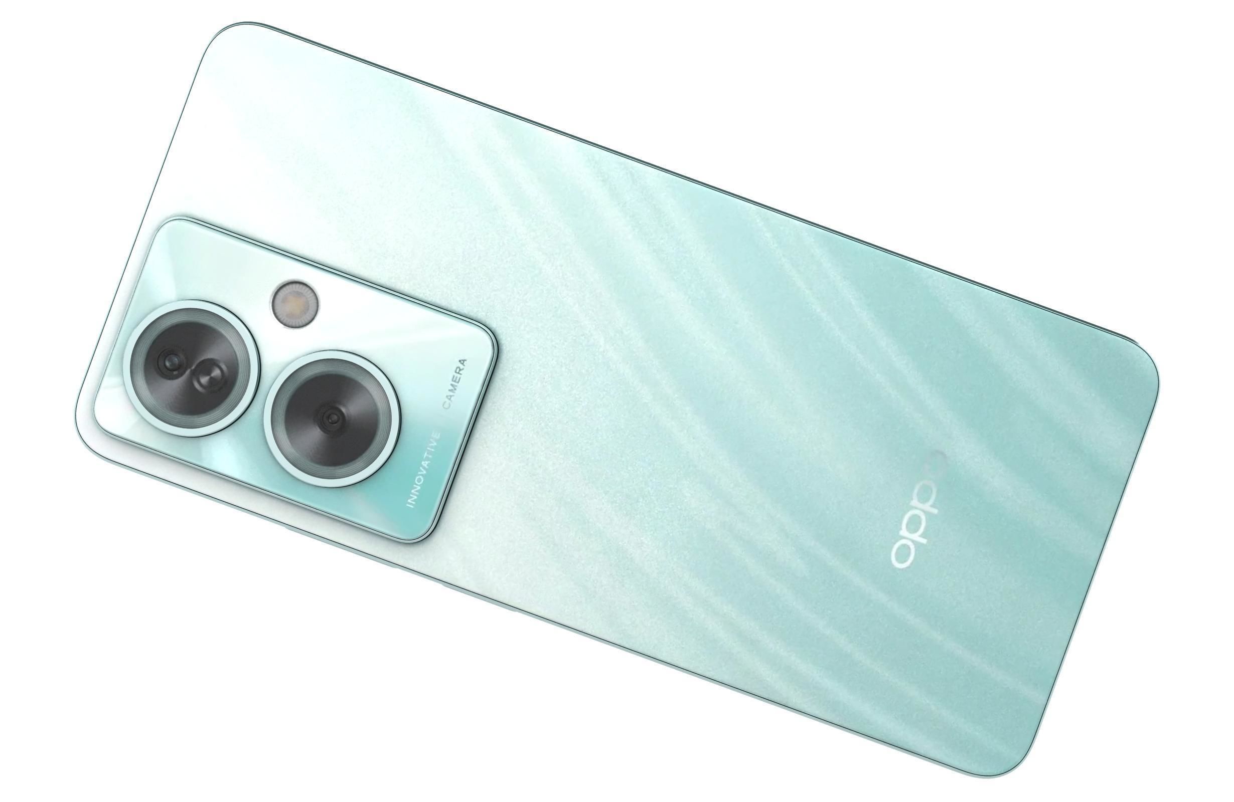 Oppo A79 Black And Green 3D model_6