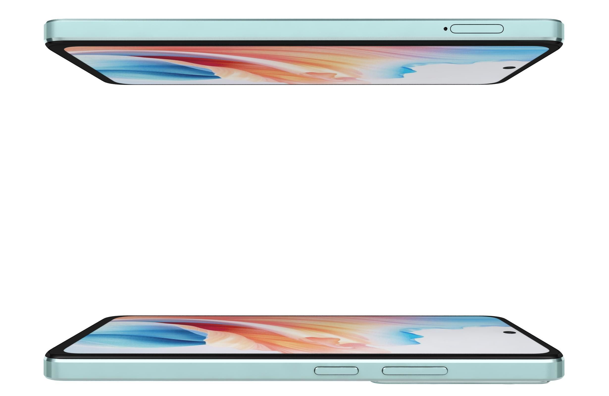 Oppo A79 Black And Green 3D model_31