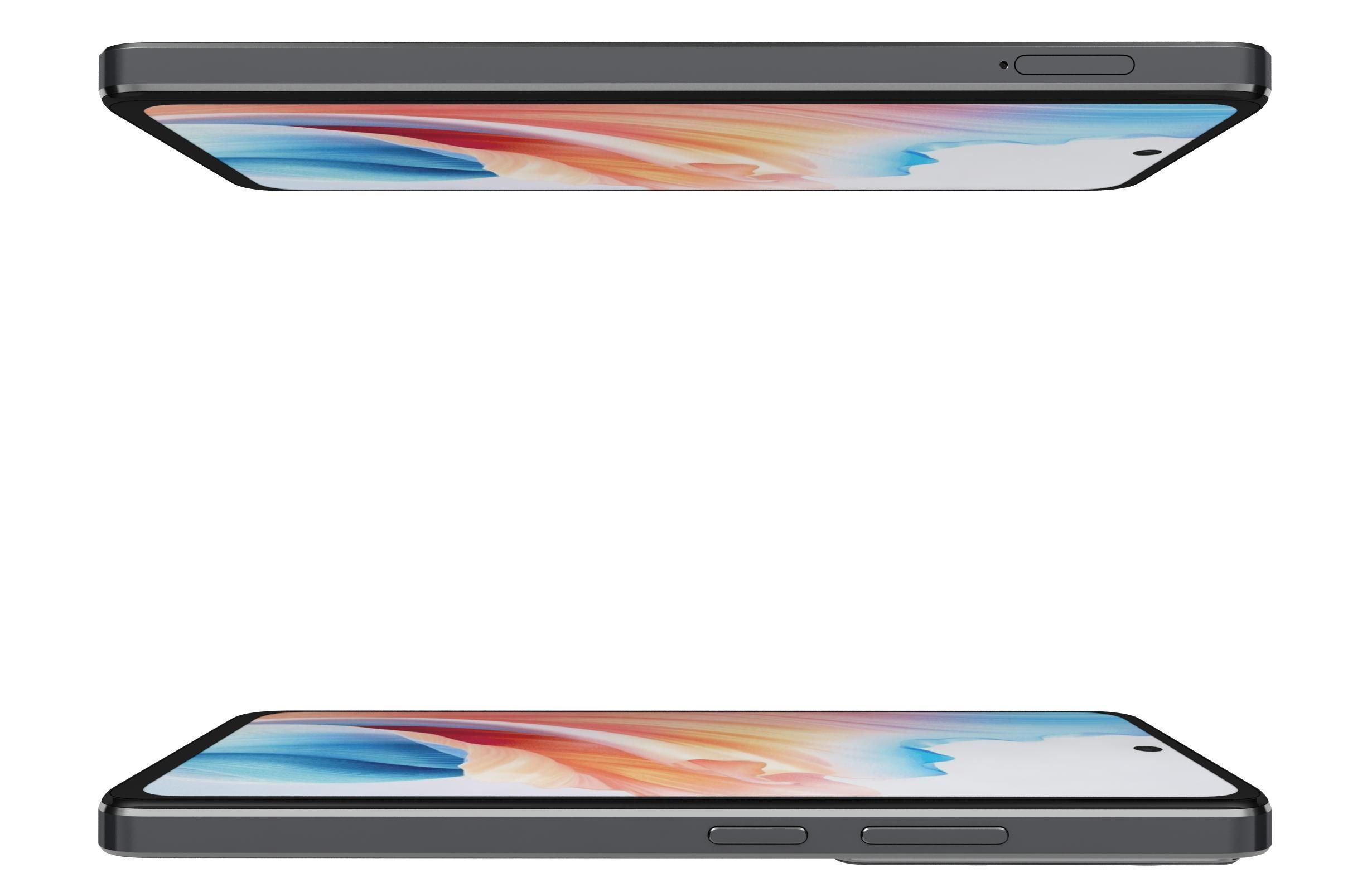 Oppo A79 Black And Green 3D model_32