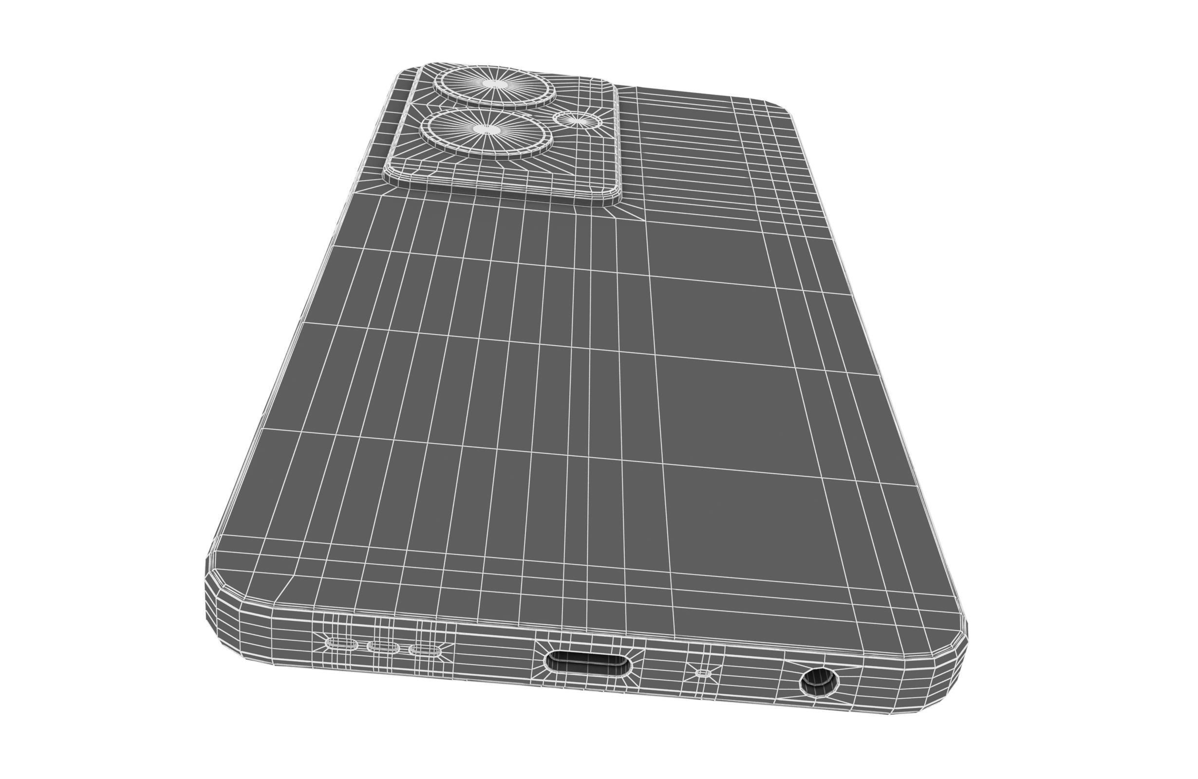 Oppo A79 Black And Green 3D model_37