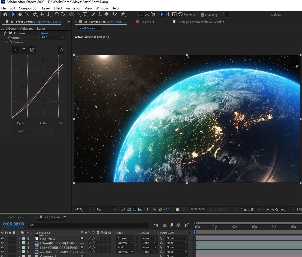 earth universe sun rise space Time-lapse photography halo planet 3D model_2