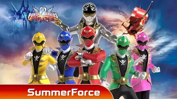 Power Rangers Super Megaforce 3D Model Collection