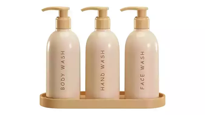 Bathroom Bottle Set 04
