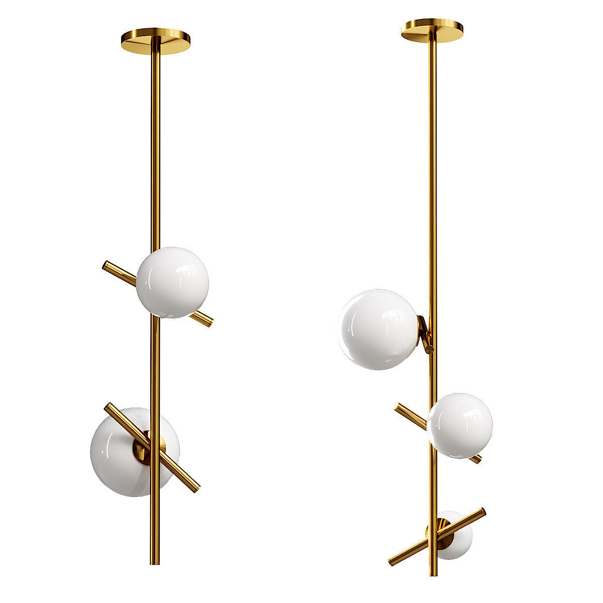 Lamaptron KIRAN pendant light 3D model_3