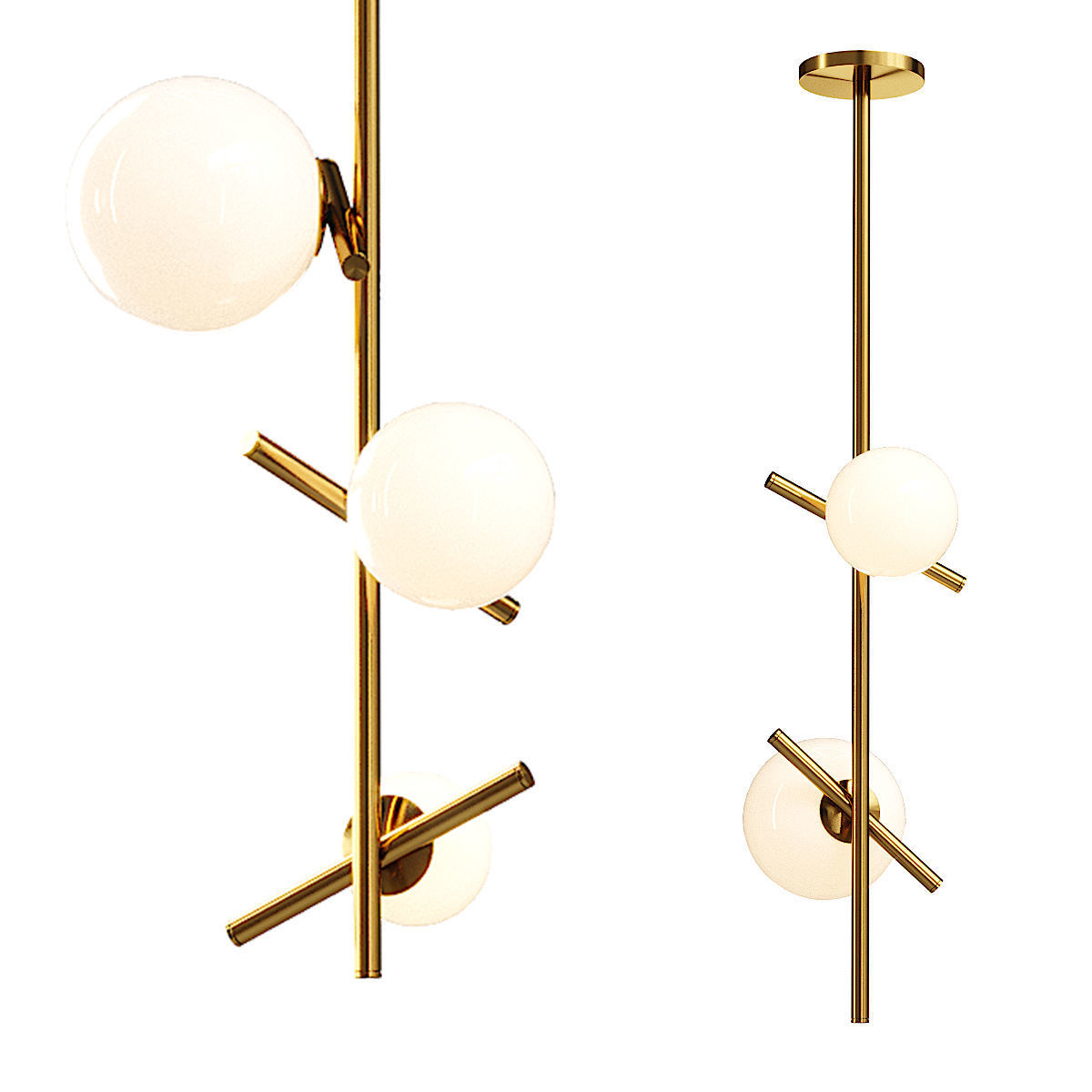 Lamaptron KIRAN pendant light 3D model_1