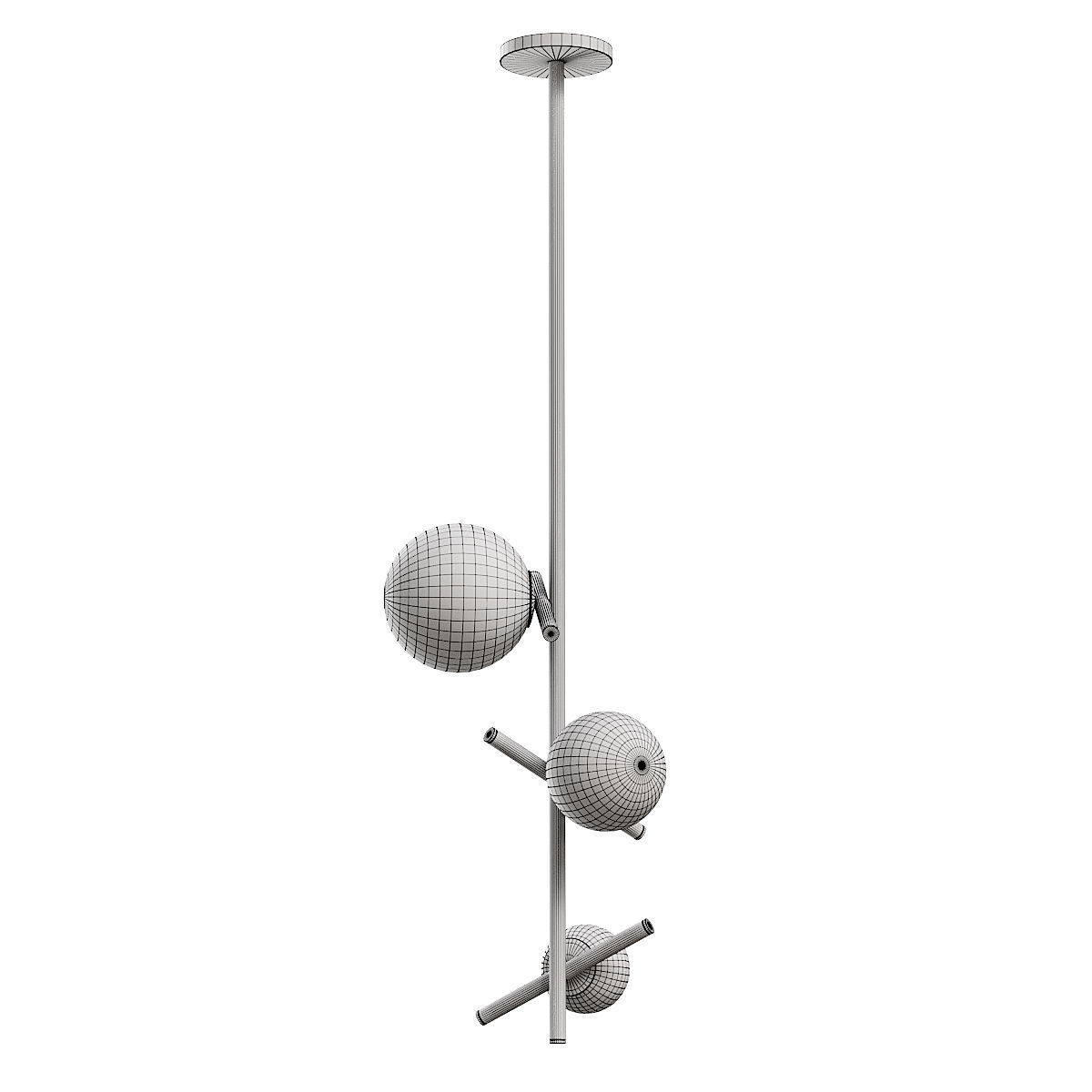 Lamaptron KIRAN pendant light 3D model_4