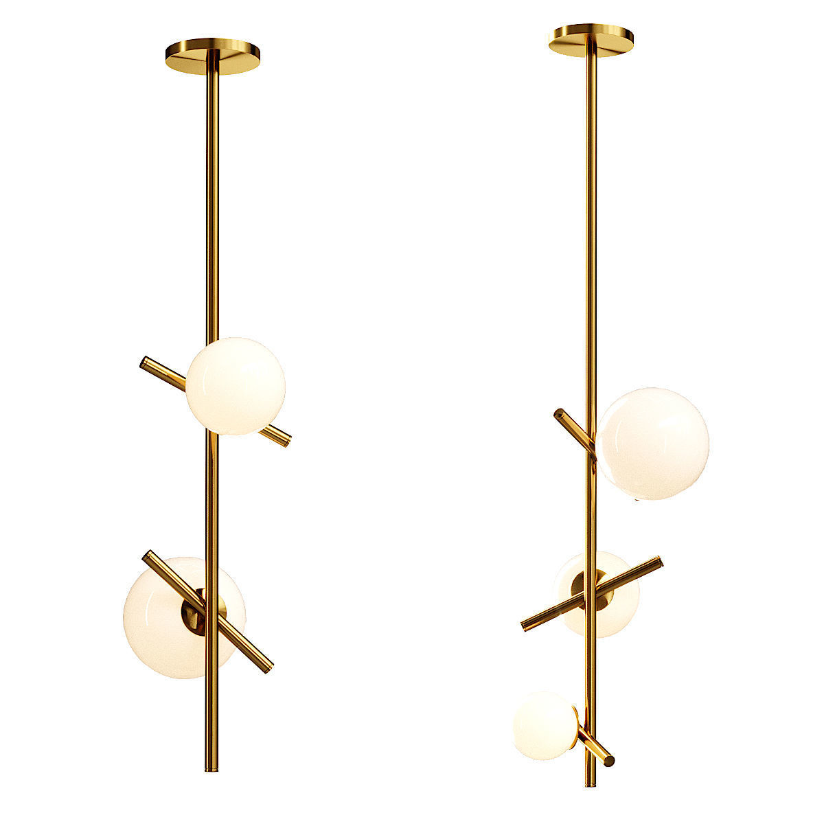 Lamaptron KIRAN pendant light 3D model_2