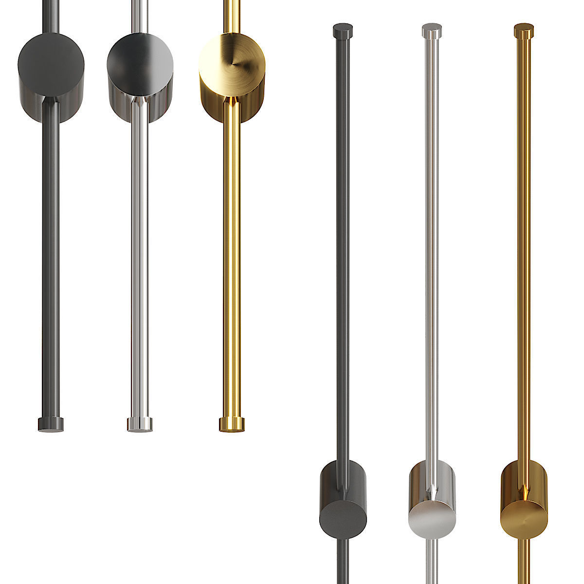 Lampatron KEMMA GLOSS wall light 3D model_2