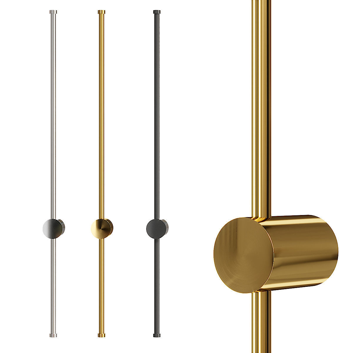 Lampatron KEMMA GLOSS wall light 3D model_1