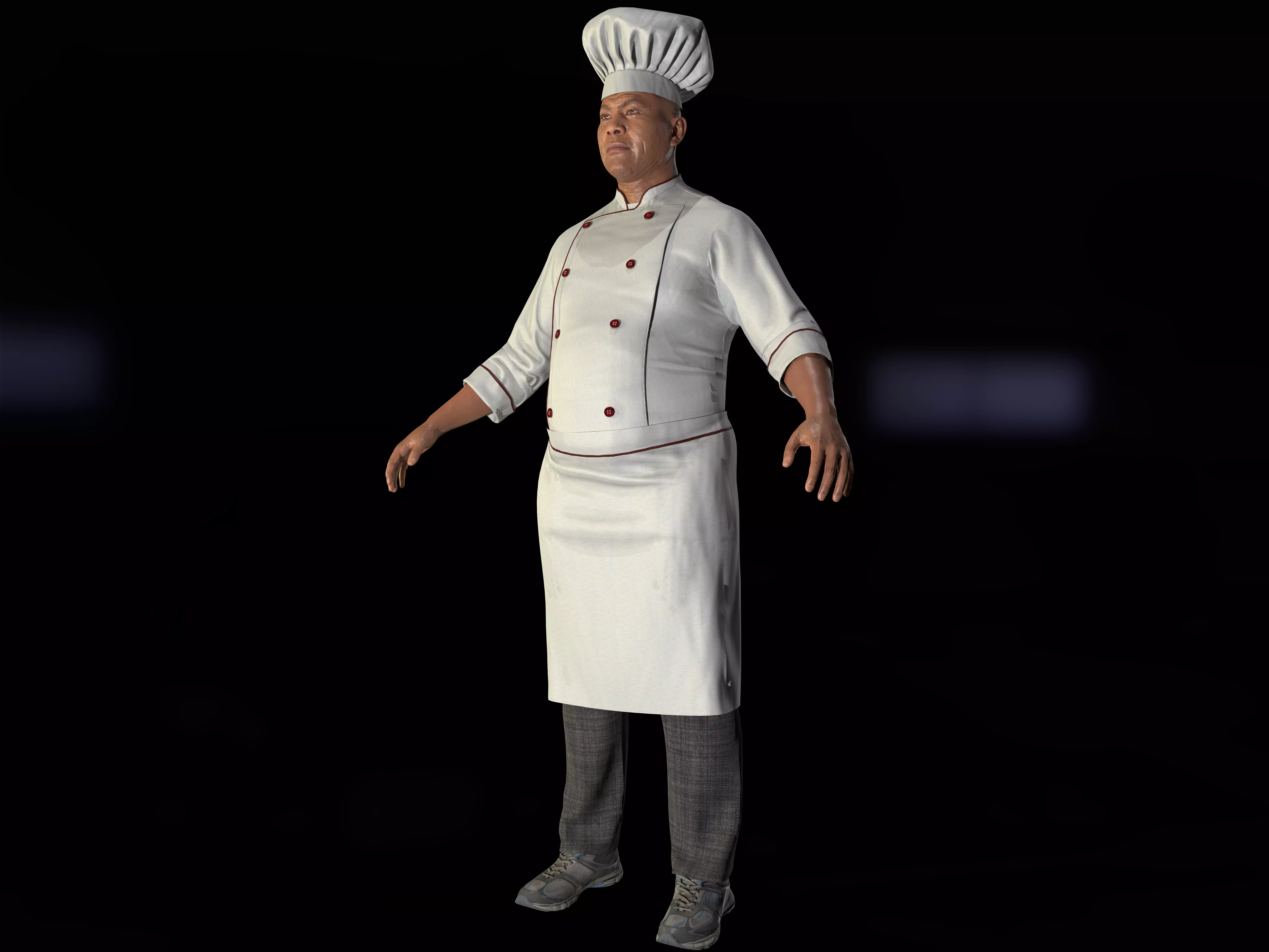 Master Chef with High-Quality 3D Models 3D model_0