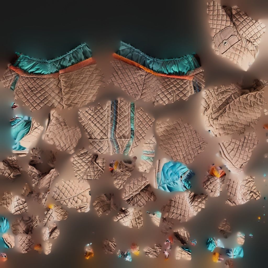 Brown Checkered Coat Free low-poly 3D model_3