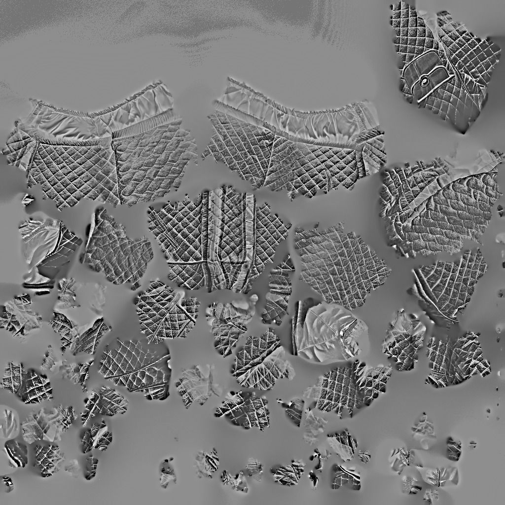 Brown Checkered Coat Free low-poly 3D model_6