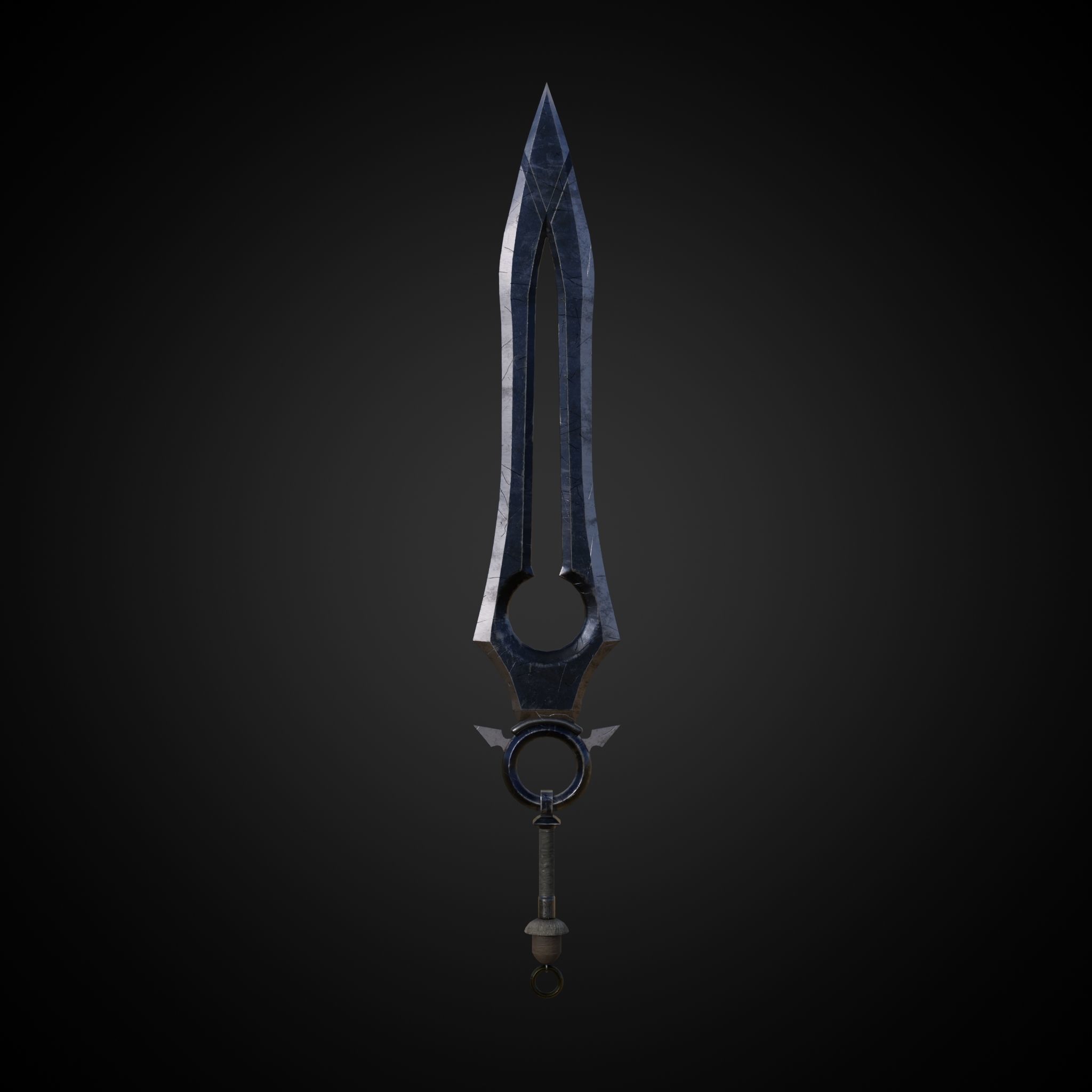 Sword of Warrior collection Low-poly 3D model_19