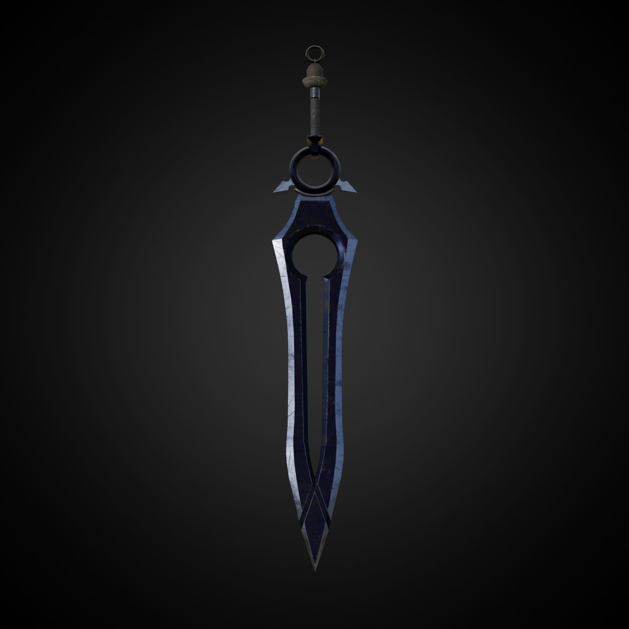Sword of Warrior collection Low-poly 3D model_28
