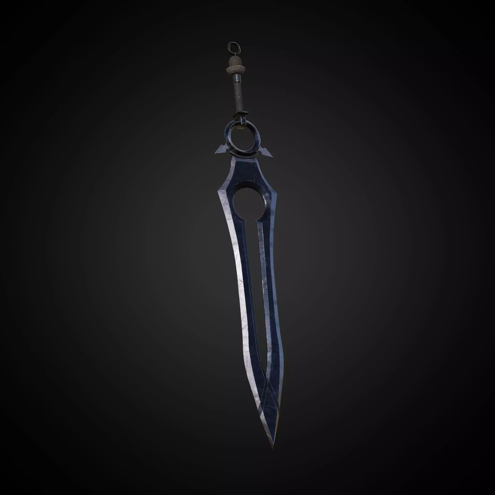 Sword of Warrior collection Low-poly 3D model_0