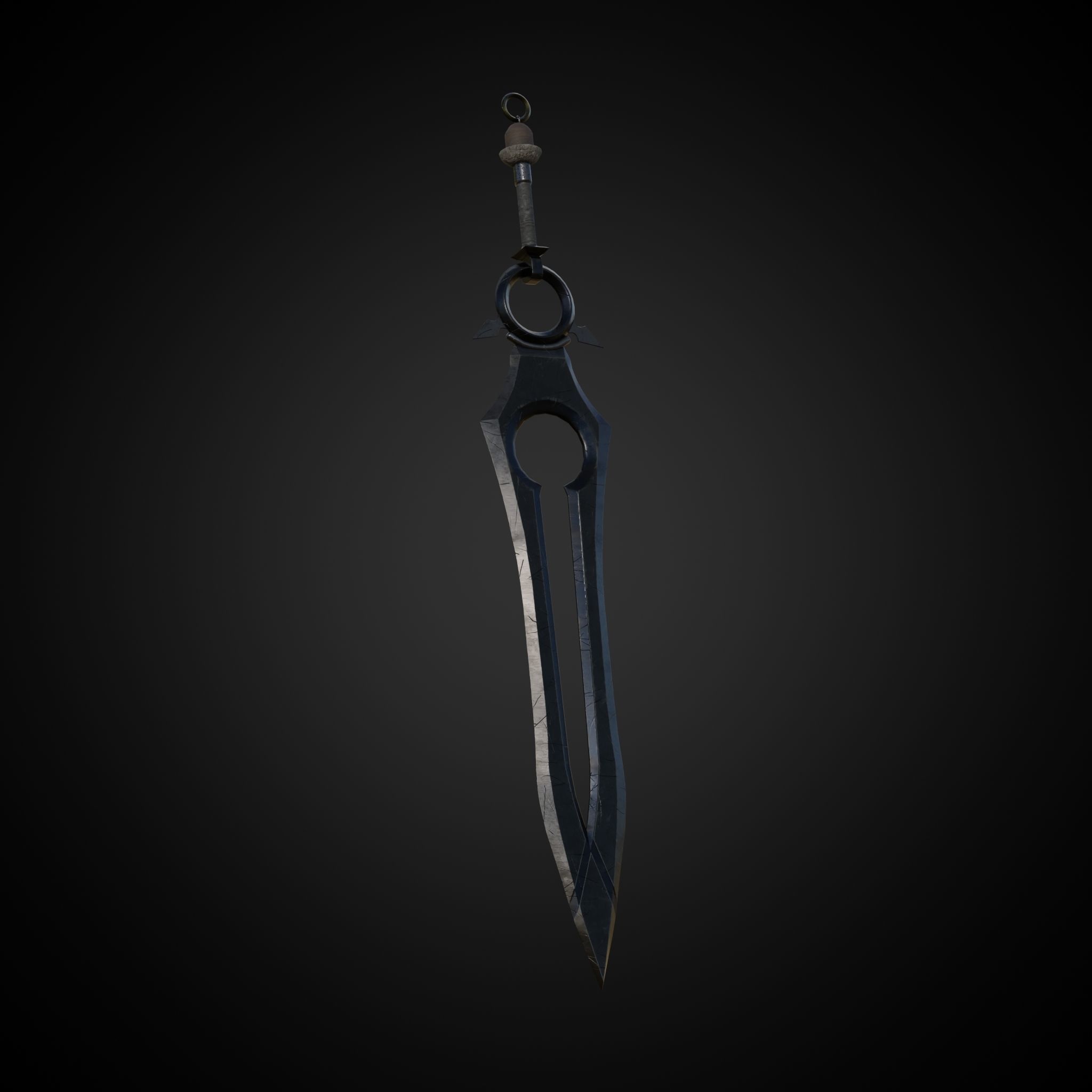 Sword of Warrior collection Low-poly 3D model_34