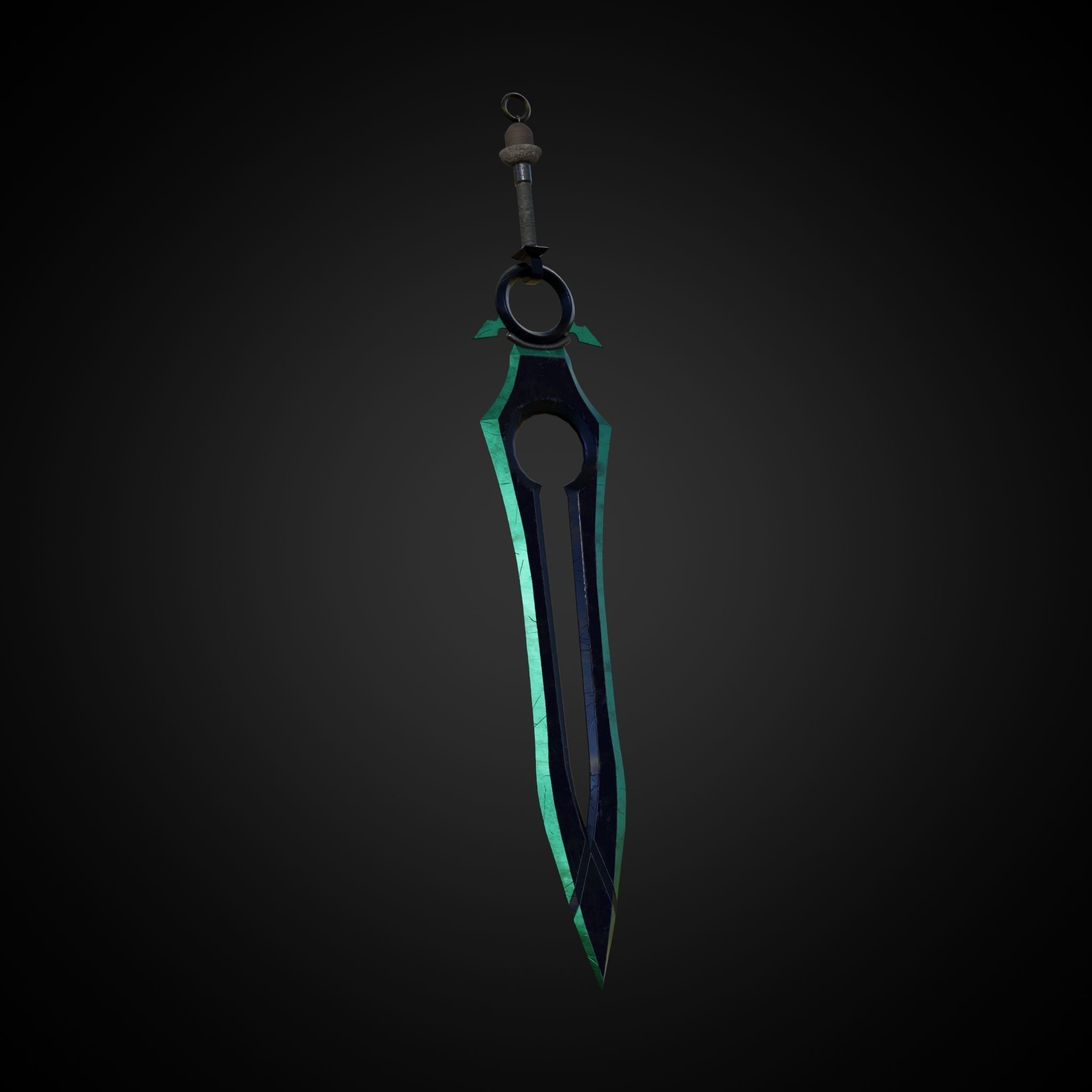 Sword of Warrior collection Low-poly 3D model_5