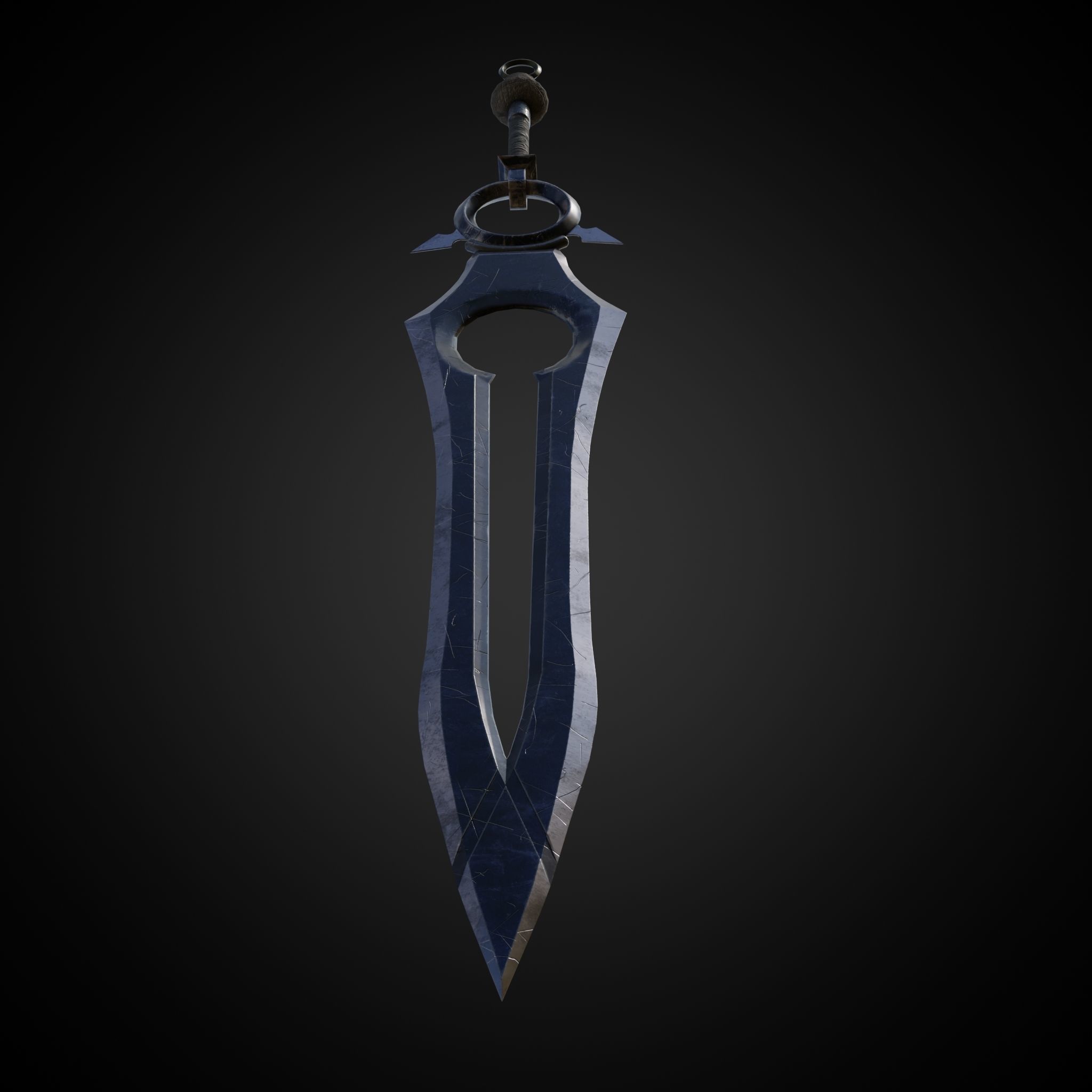 Sword of Warrior collection Low-poly 3D model_24