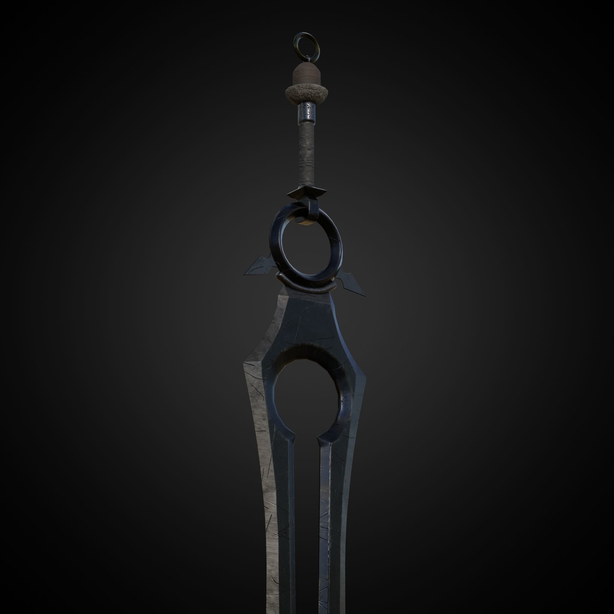 Sword of Warrior collection Low-poly 3D model_36