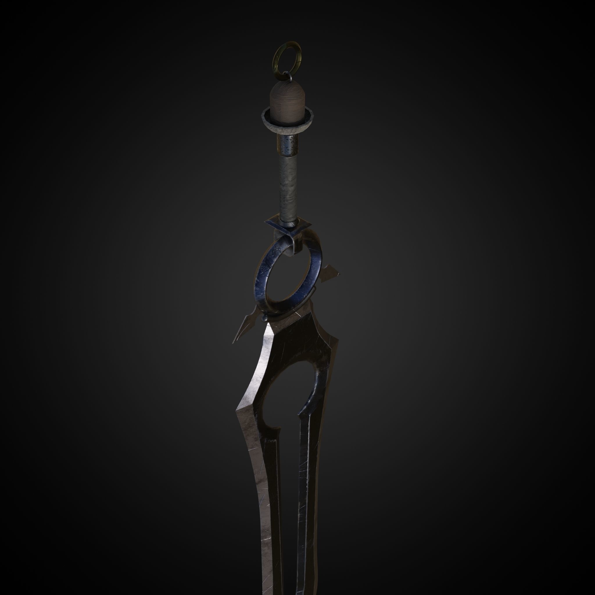 Sword of Warrior collection Low-poly 3D model_22