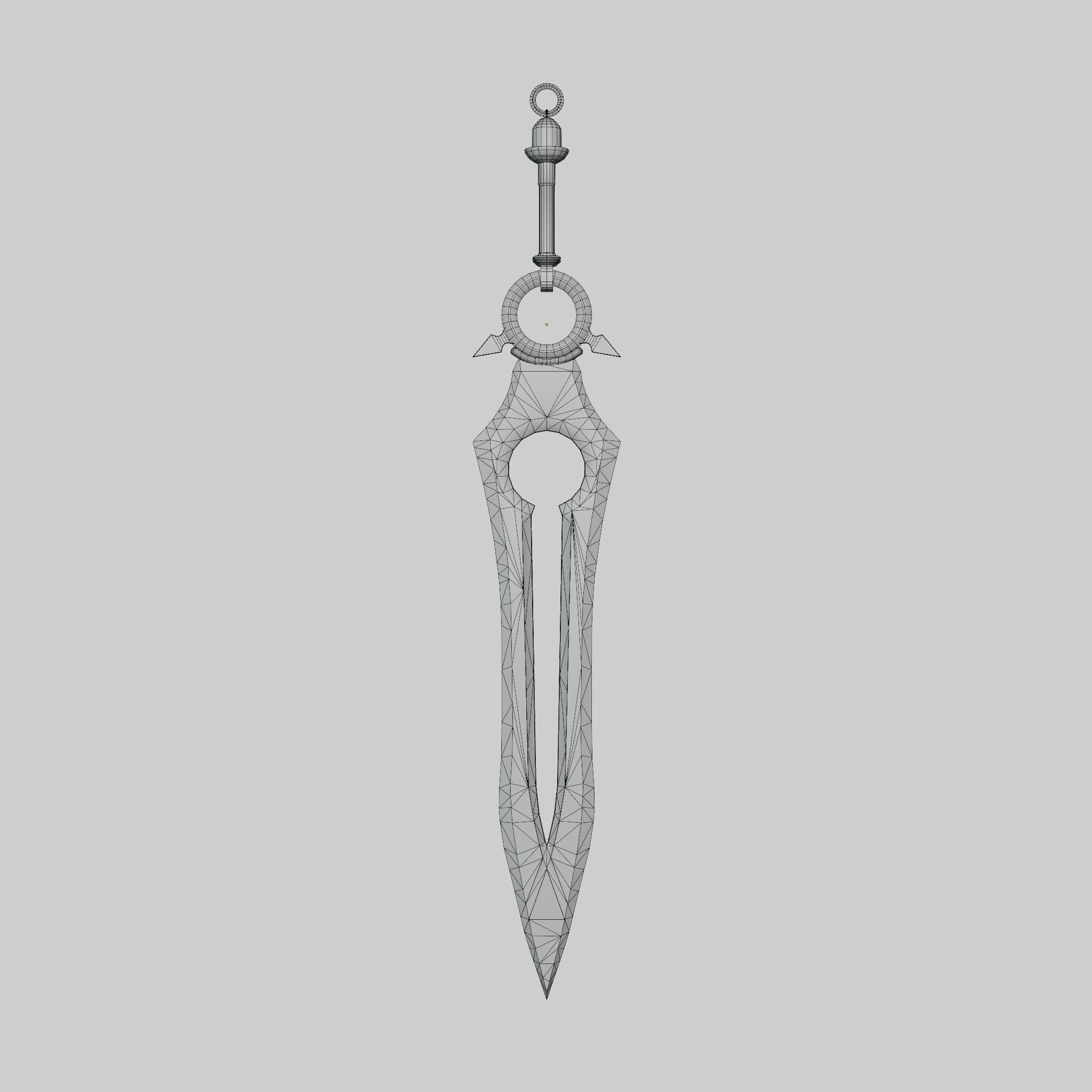 Sword of Warrior collection Low-poly 3D model_40