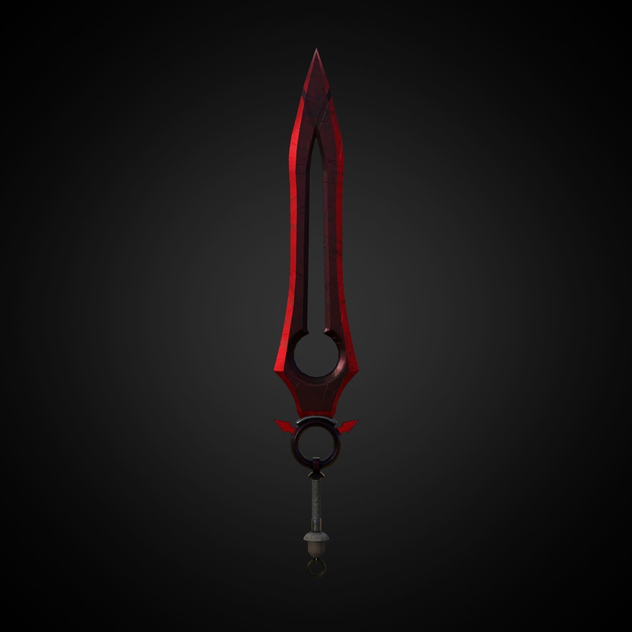 Sword of Warrior collection Low-poly 3D model_10