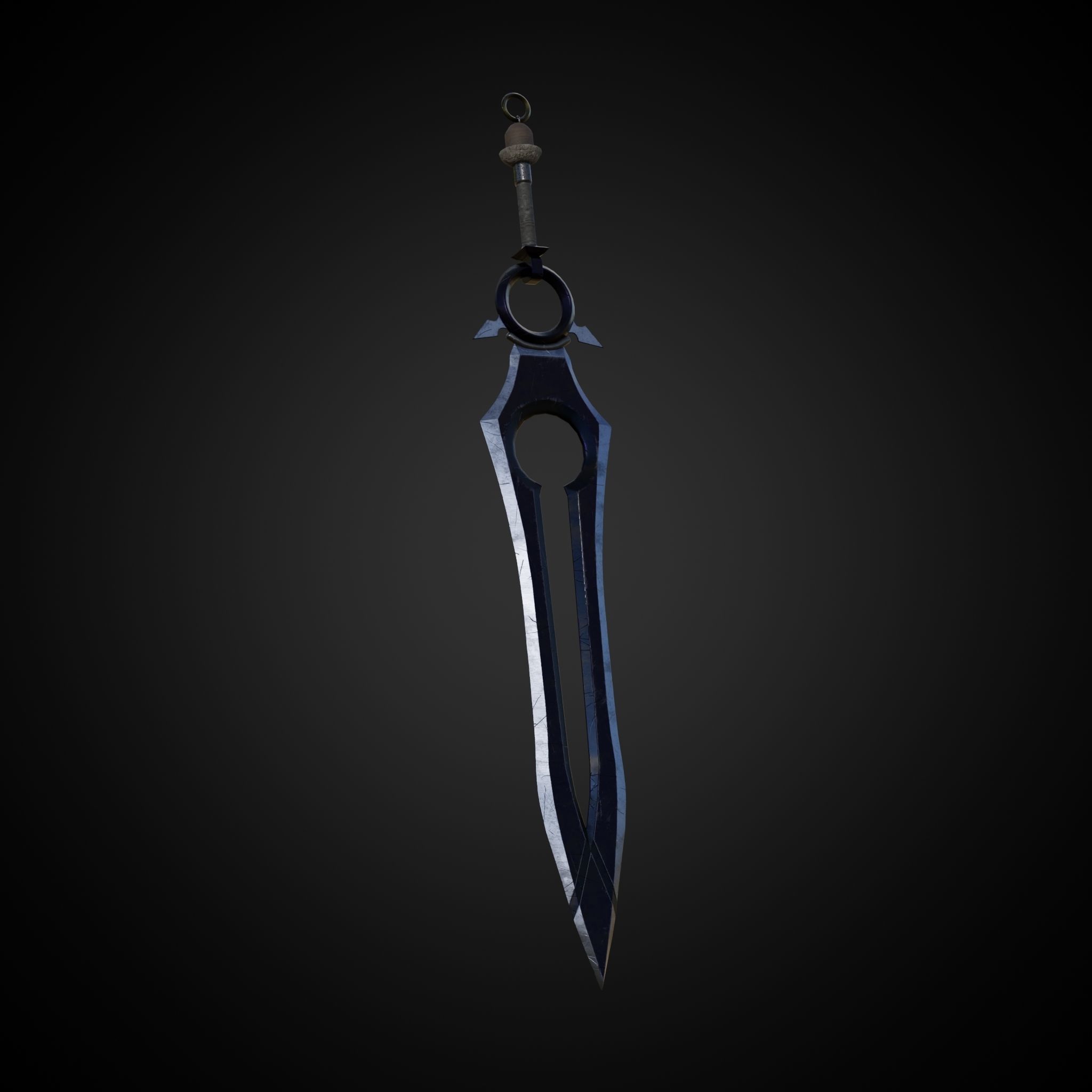 Sword of Warrior collection Low-poly 3D model_30