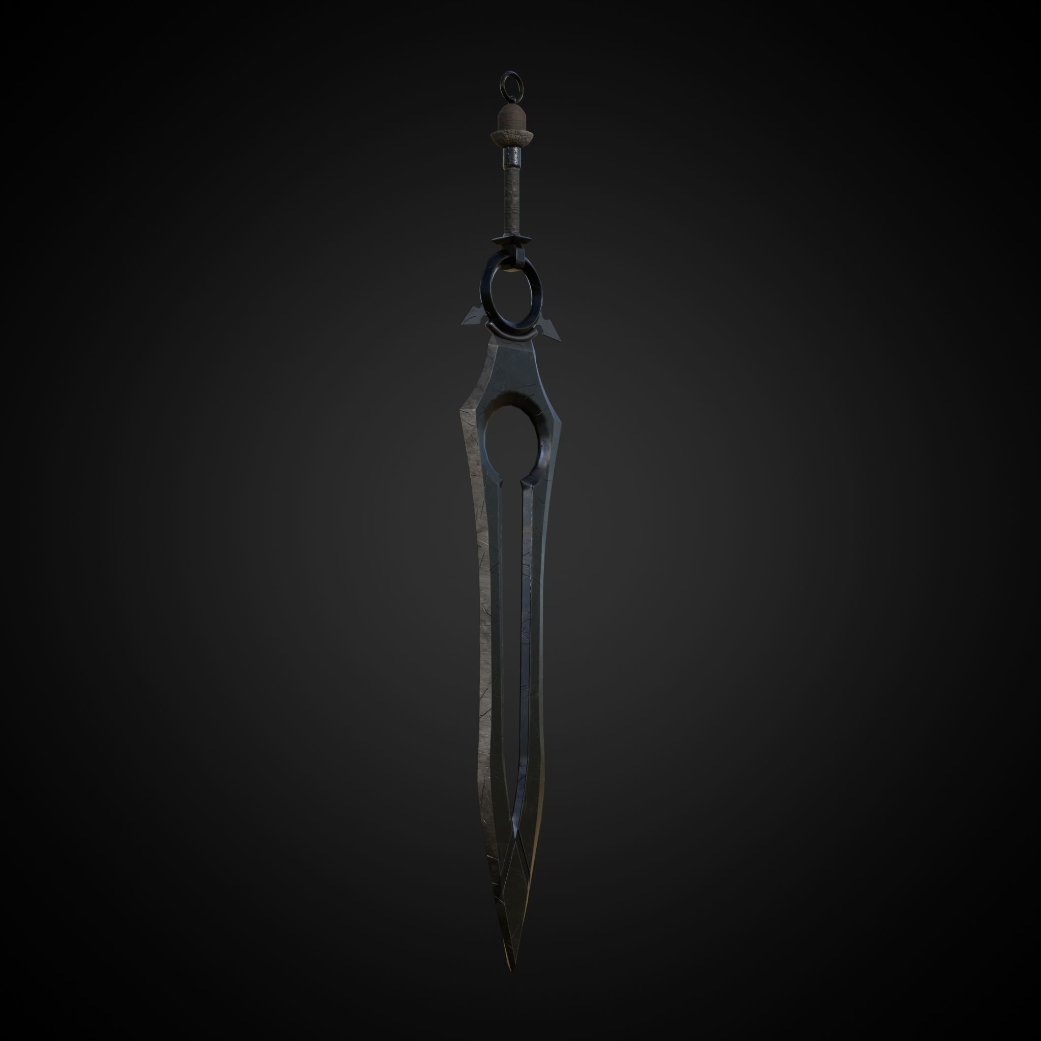 Sword of Warrior collection Low-poly 3D model_39