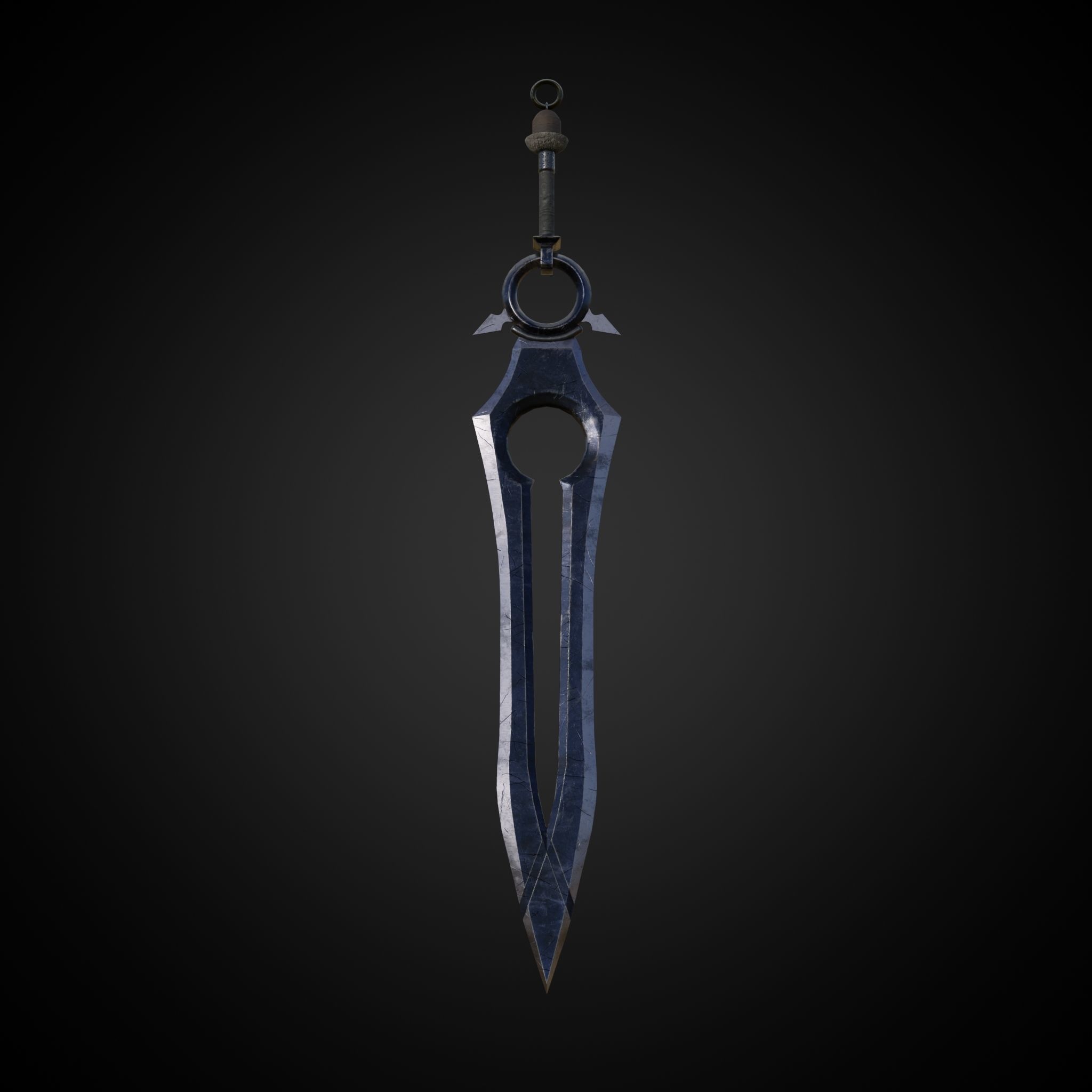 Sword of Warrior collection Low-poly 3D model_21