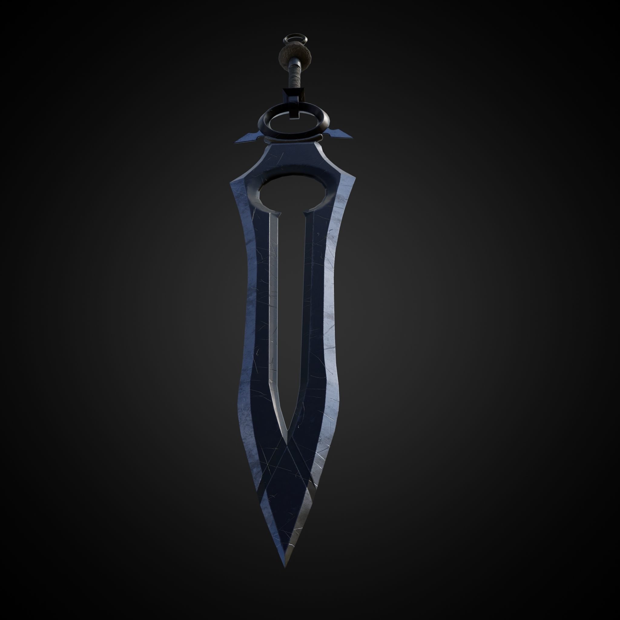 Sword of Warrior collection Low-poly 3D model_32