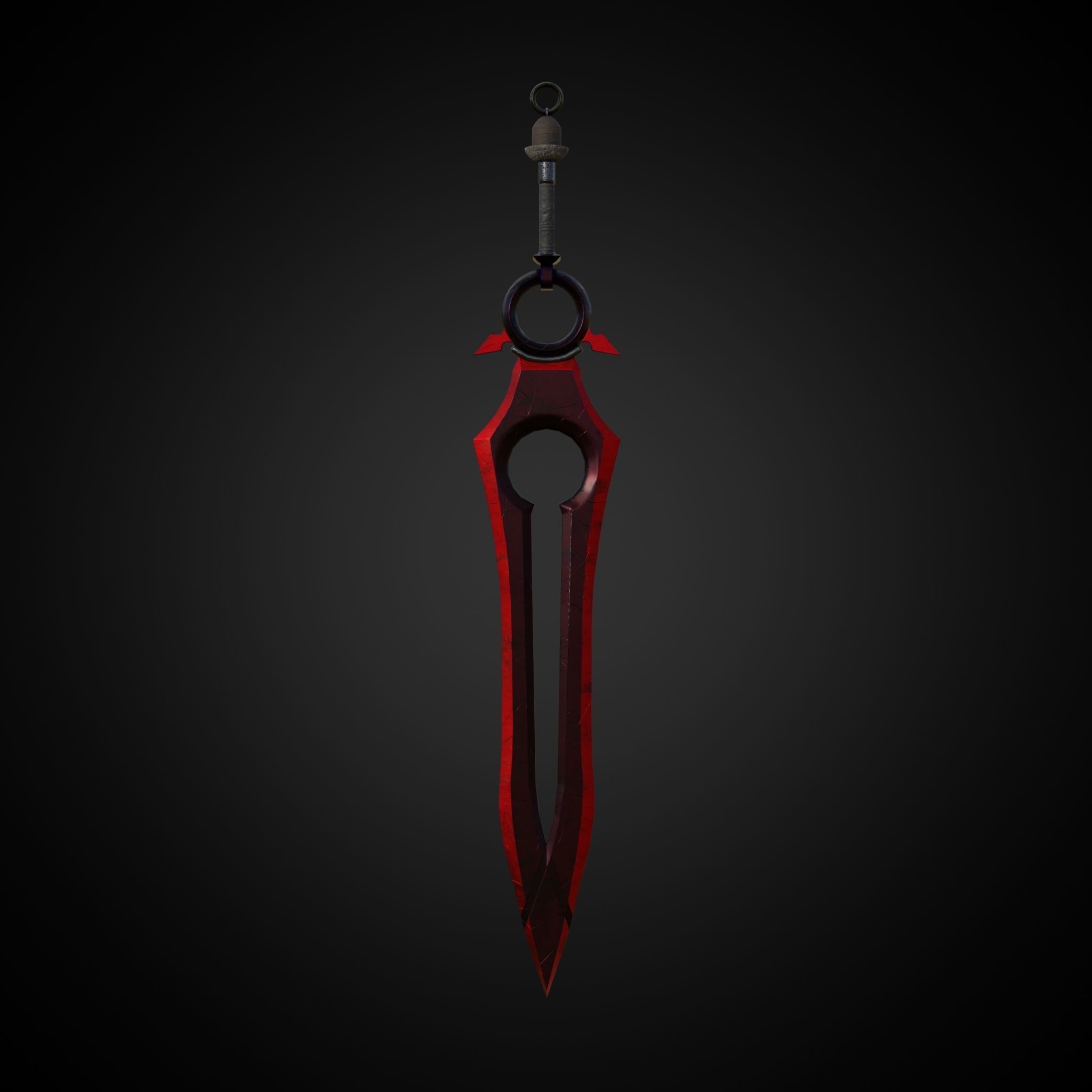 Sword of Warrior collection Low-poly 3D model_18