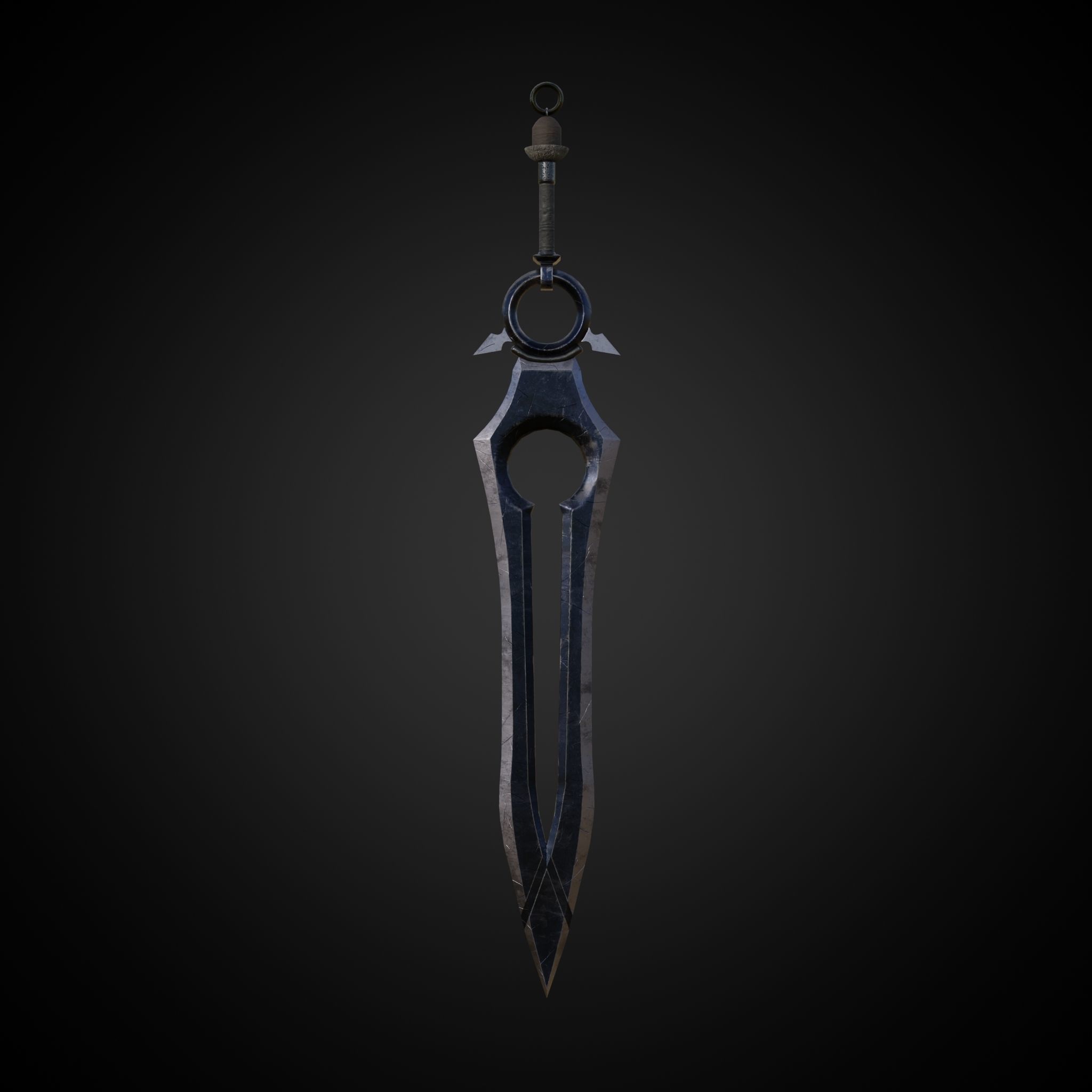 Sword of Warrior collection Low-poly 3D model_26