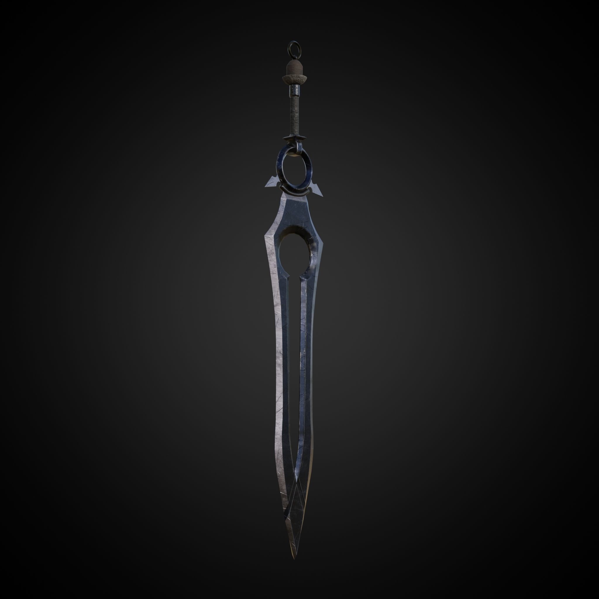 Sword of Warrior collection Low-poly 3D model_25