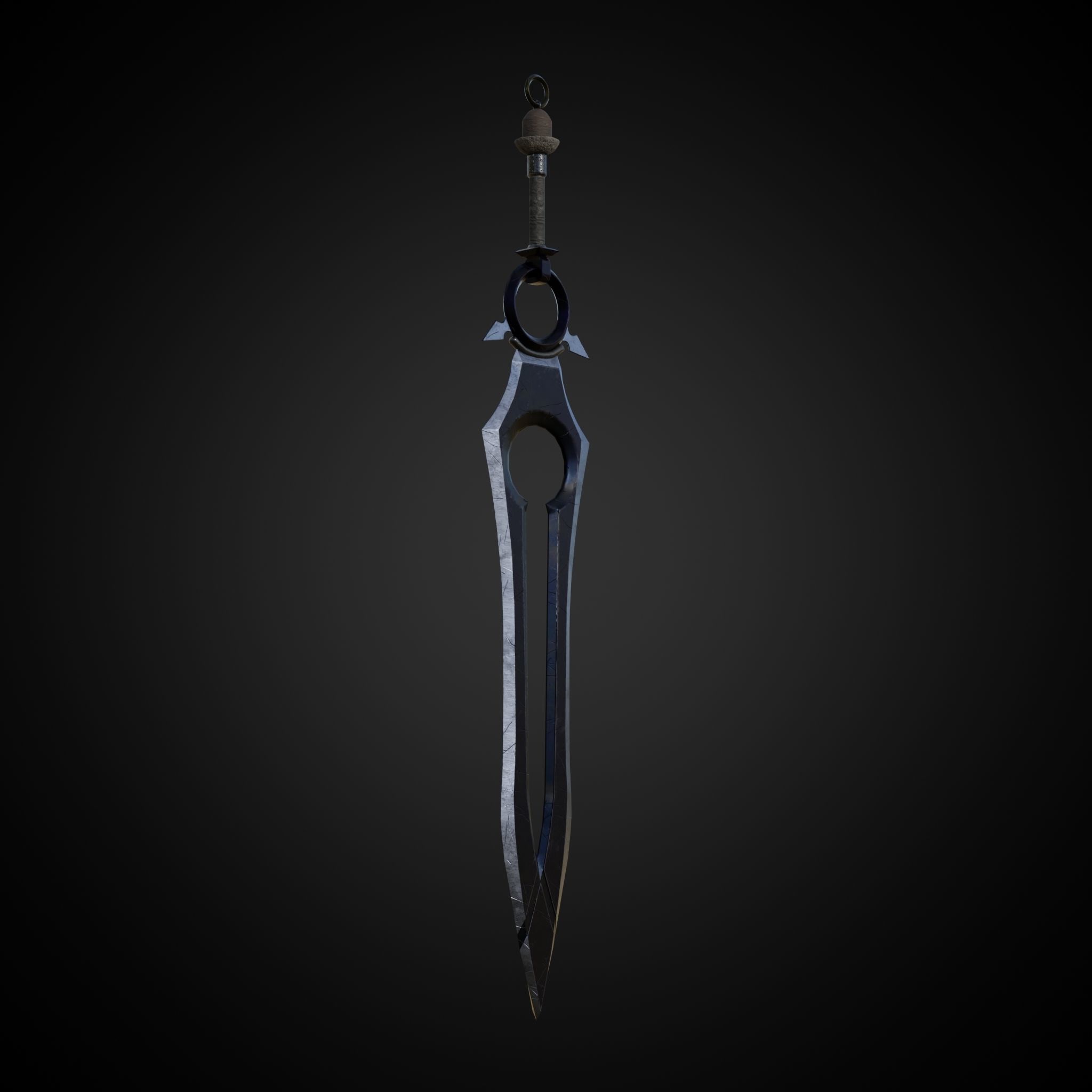 Sword of Warrior collection Low-poly 3D model_33