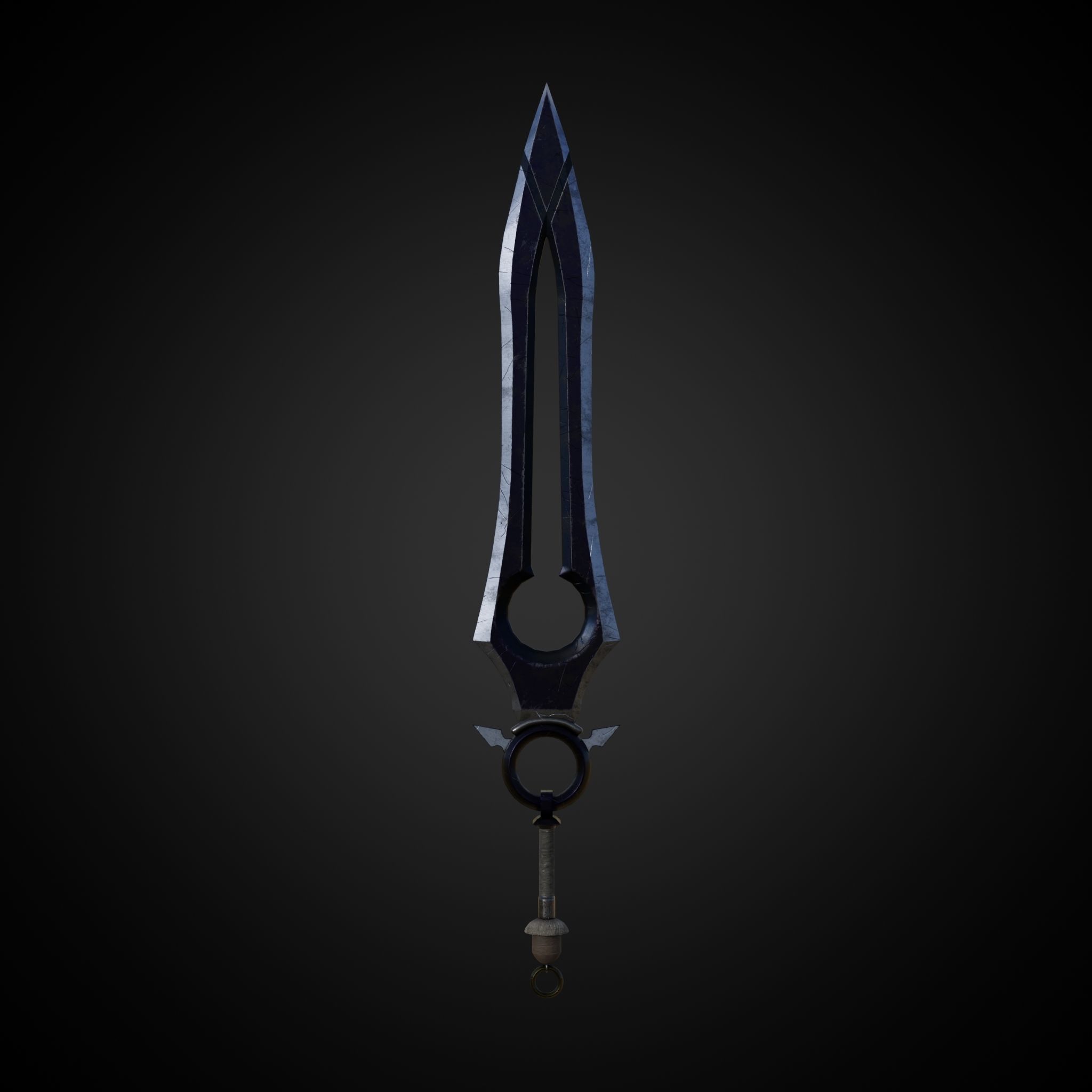 Sword of Warrior collection Low-poly 3D model_27