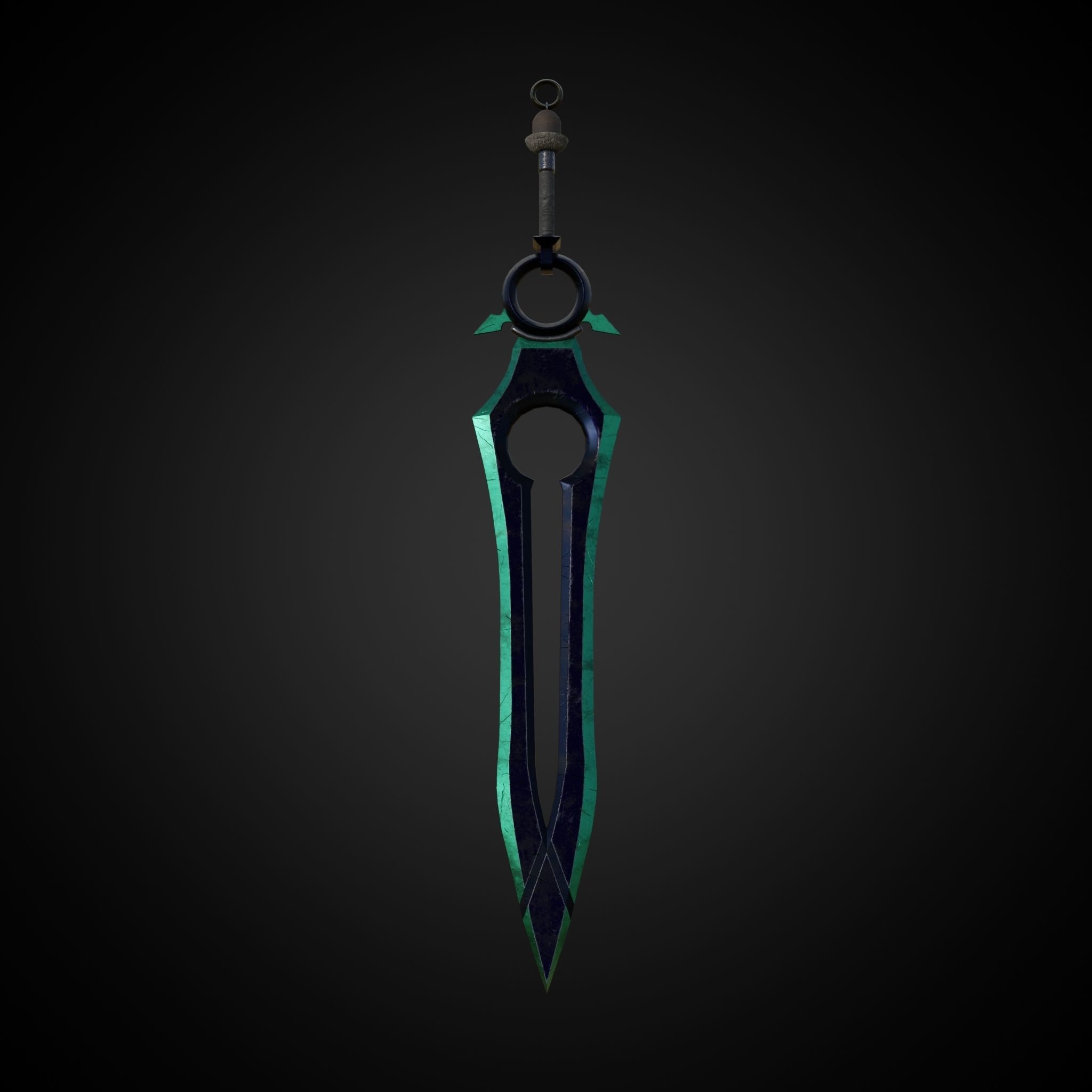 Sword of Warrior collection Low-poly 3D model_2