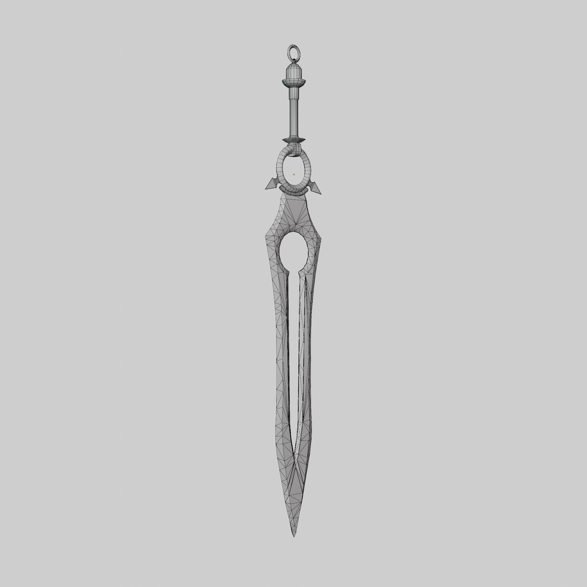 Sword of Warrior collection Low-poly 3D model_41
