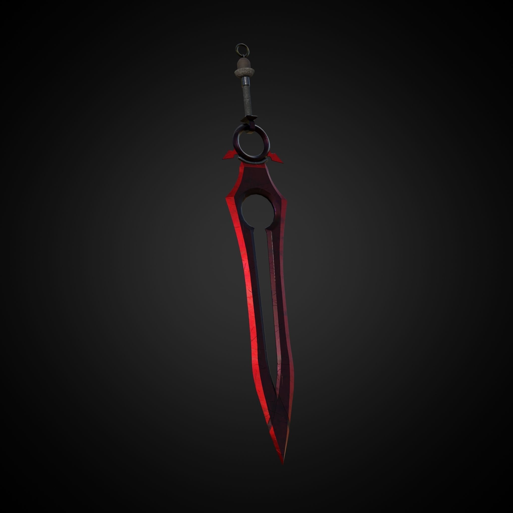 Sword of Warrior collection Low-poly 3D model_14