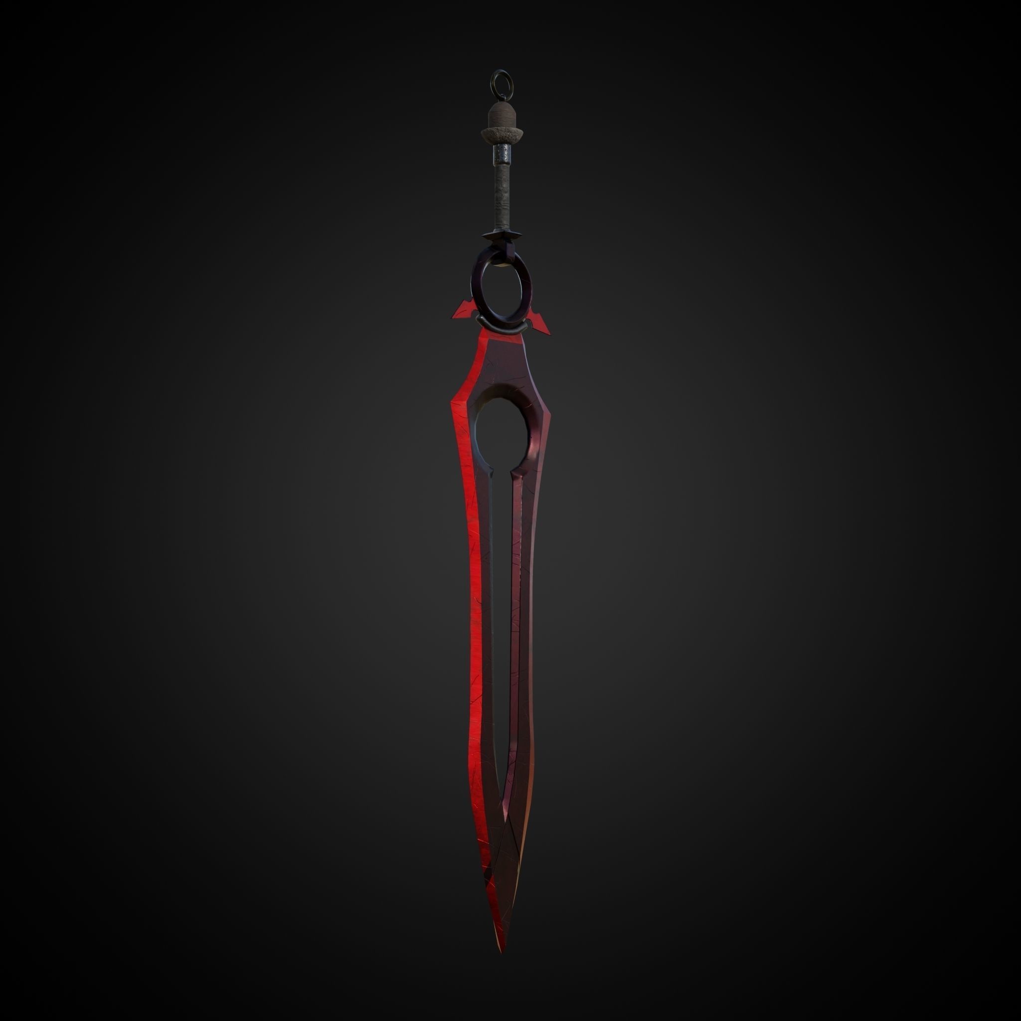 Sword of Warrior collection Low-poly 3D model_17