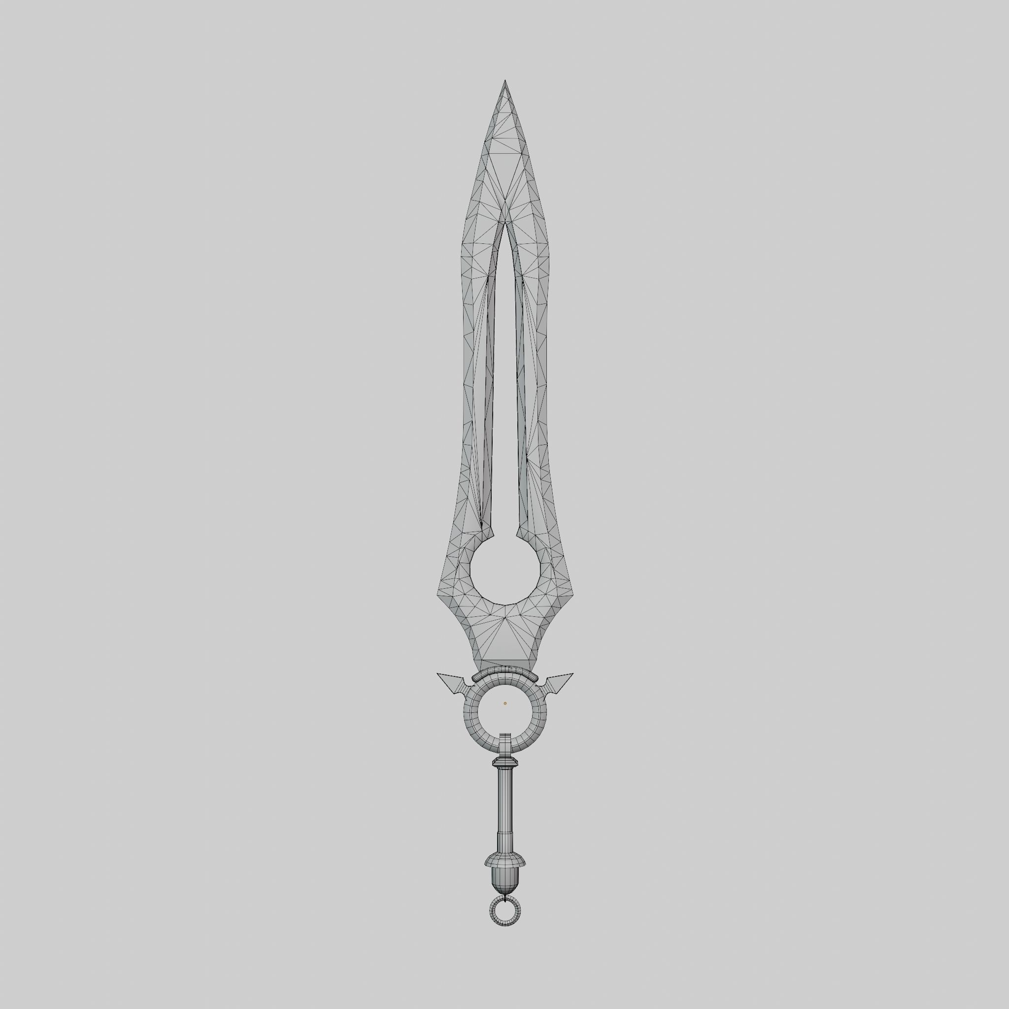 Sword of Warrior collection Low-poly 3D model_43