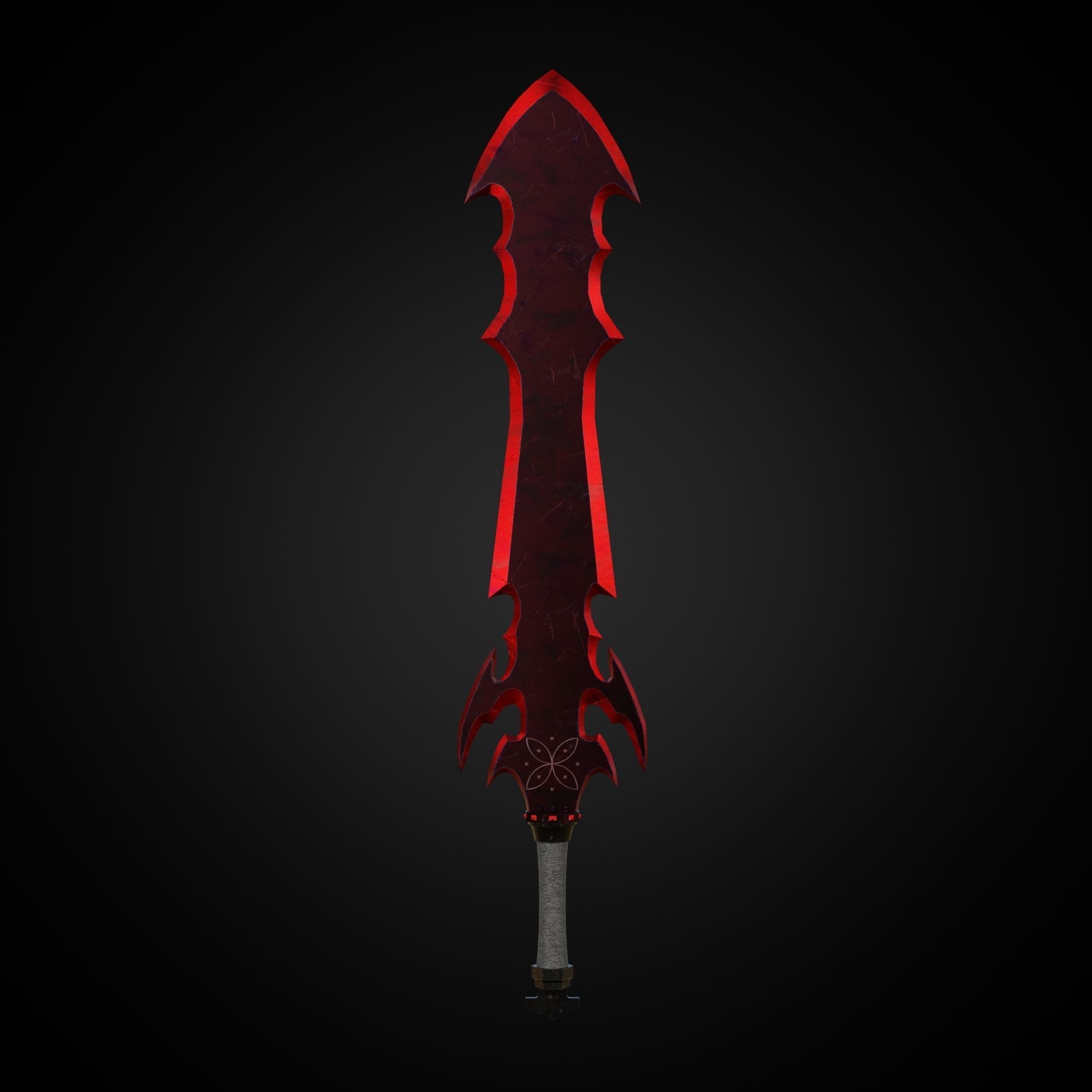 Sword of Warrior collection Low-poly 3D model_18