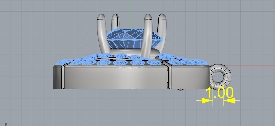 Pendant N01408 3D print model_7