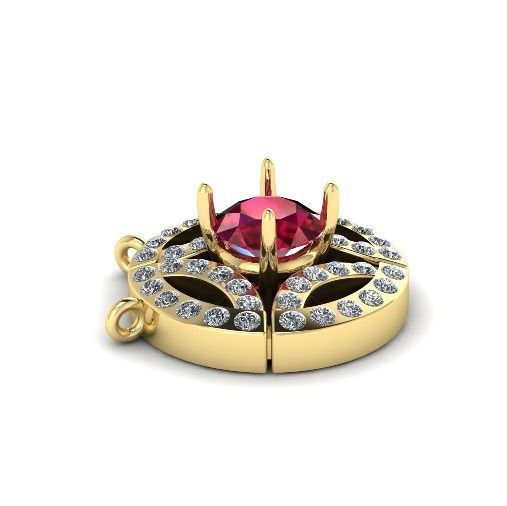 Pendant N01408 3D print model_2