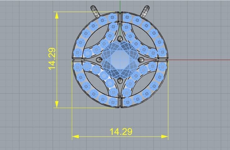 Pendant N01408 3D print model_5