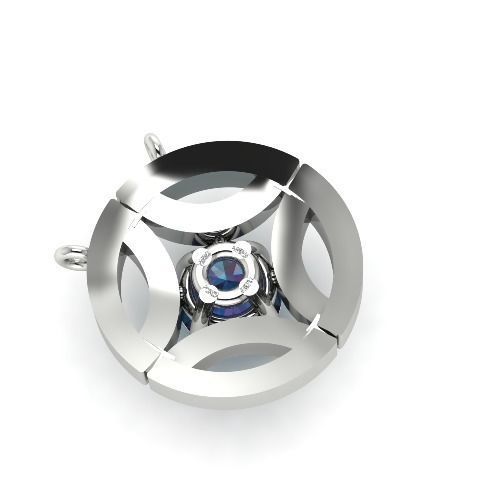 Pendant N01408 3D print model_3