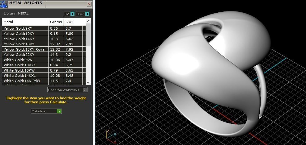 Ring without stones N01404 3D print model_8