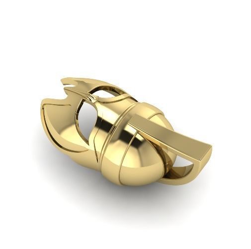 Pendant mask N01401 3D print model_1